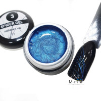 Гель краска паутинка Nail Apex spider gel 5 мл, № 3